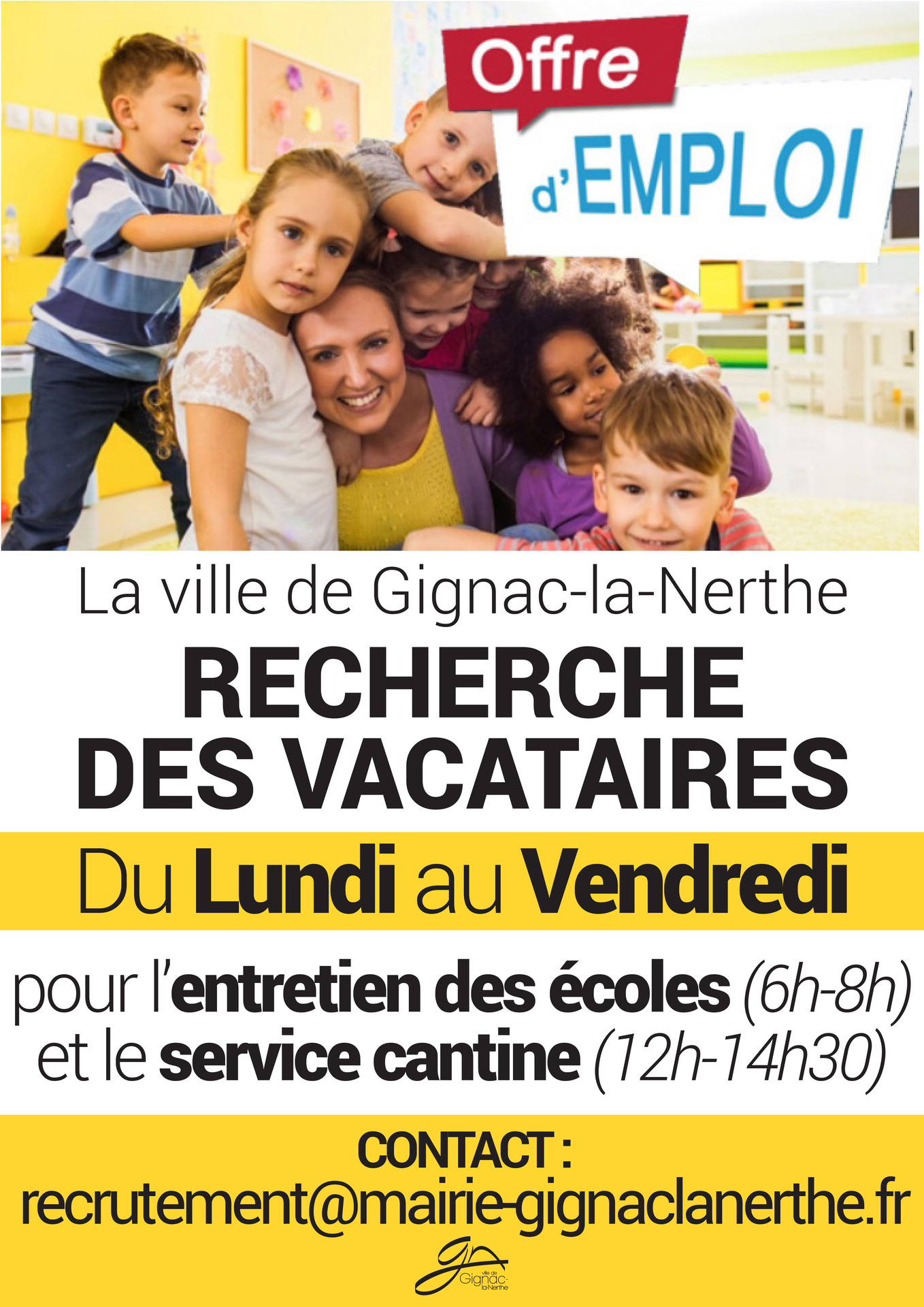 2026-06-01 Offre emploi vacataire